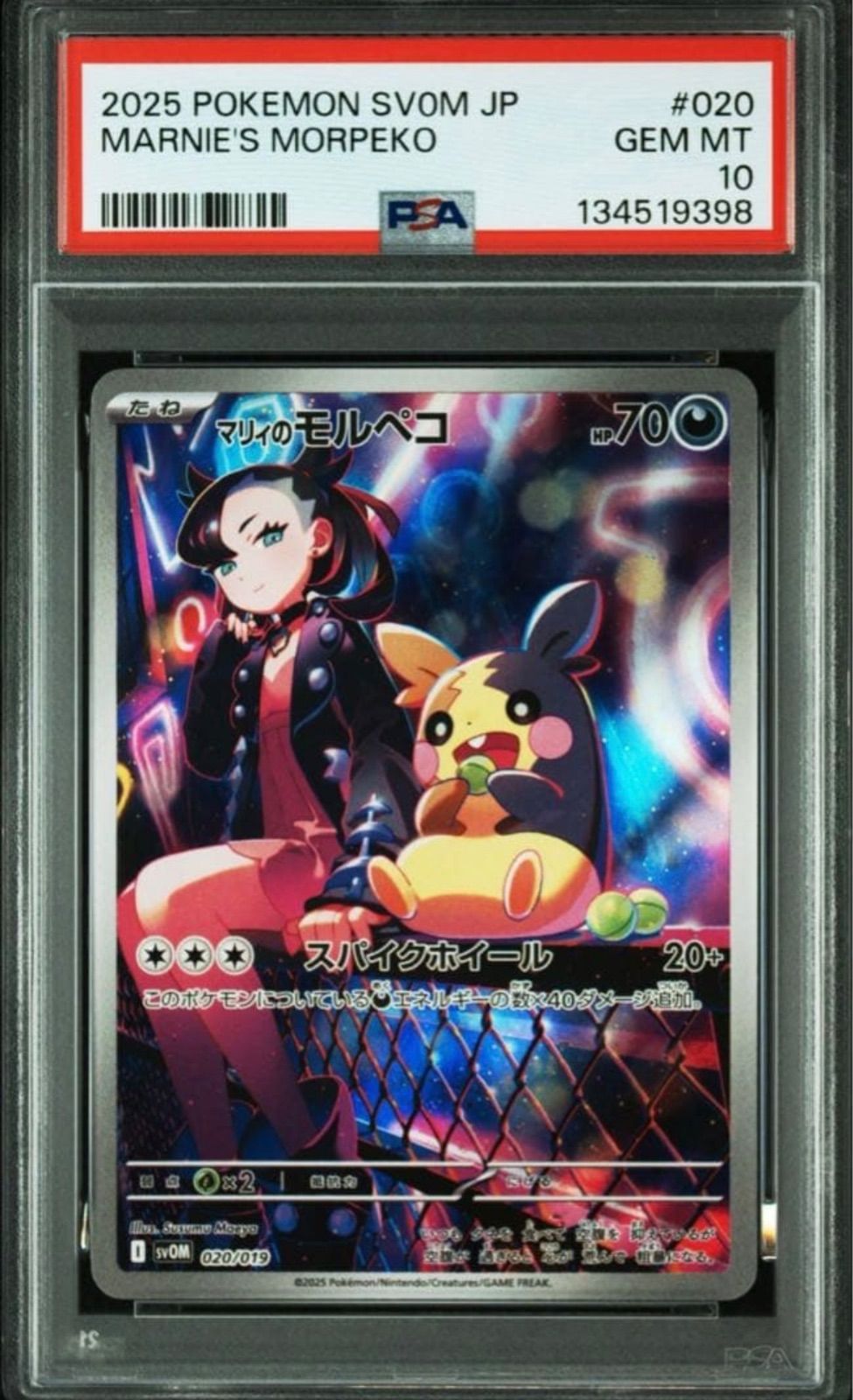 マリィのモルペコ プロモ PSA10スターターセットex ⭐️【PSA10】マリィのモルペコ スターターセットex ポケモンカード