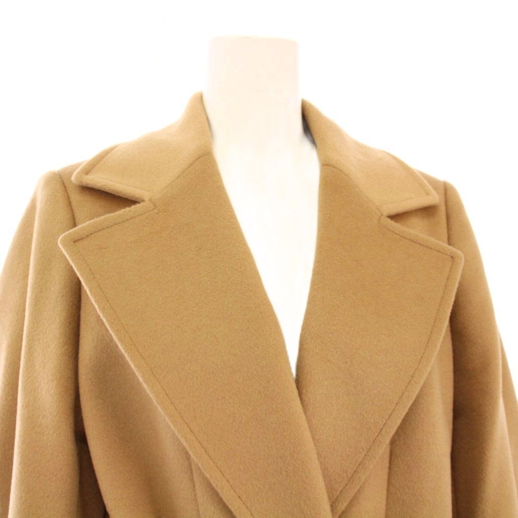 MAX&CO. ガウンコート 美品 MAX &Co. RUNAWAY ロングガウンコート 黒 38 - メルカリ