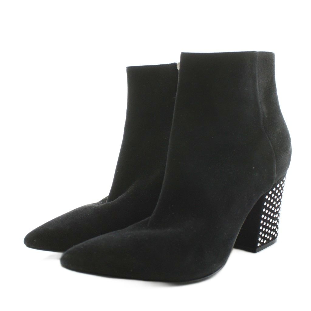 セルジオロッシ Sergio rossi ショートブーツ チャンキーヒール ポイン