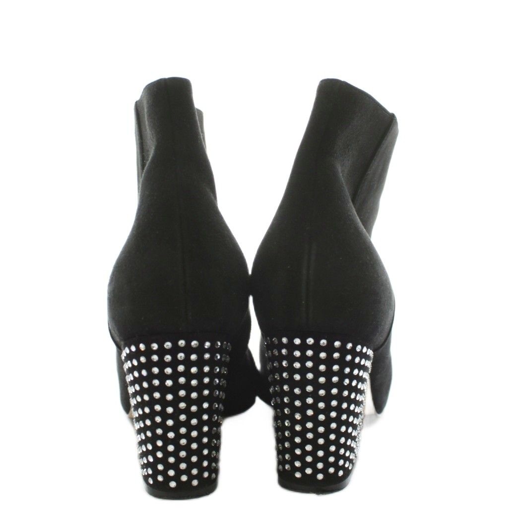 セルジオロッシ Sergio rossi ショートブーツ チャンキーヒール ポイン