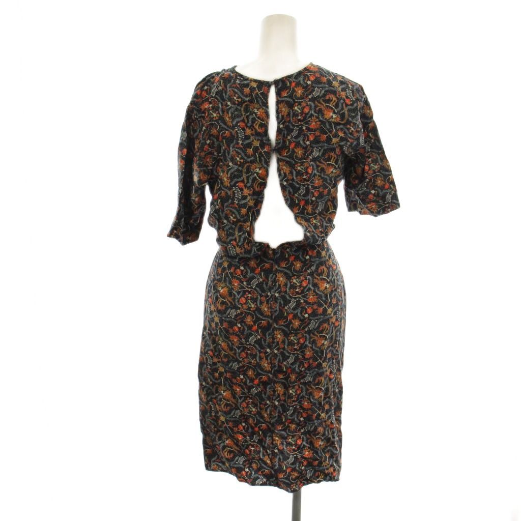 イザベルマラン ISABEL MARANT ワンピース 絹 シルク 34 黒 ブラック