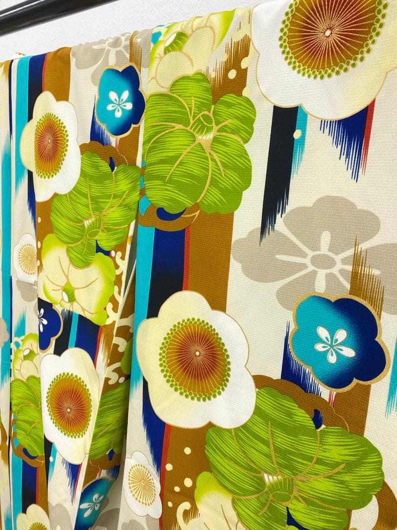 二尺袖 ポリエステル着物 ジャパンスタイル 金彩 袴用 MOP571 - メルカリ