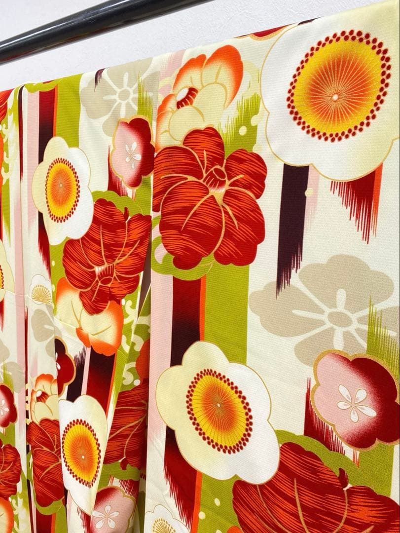 二尺袖 ポリエステル着物 ジャパンスタイル 金彩 袴用 MOP570 - メルカリ