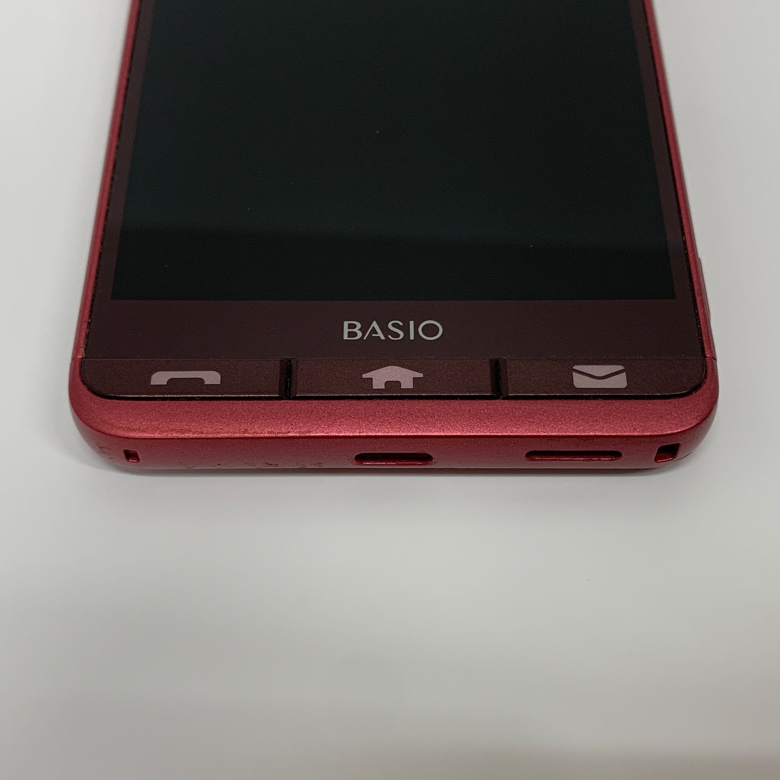 BASIO3 32GB レッド KYF43 au SIMロック解除済み No.E28
