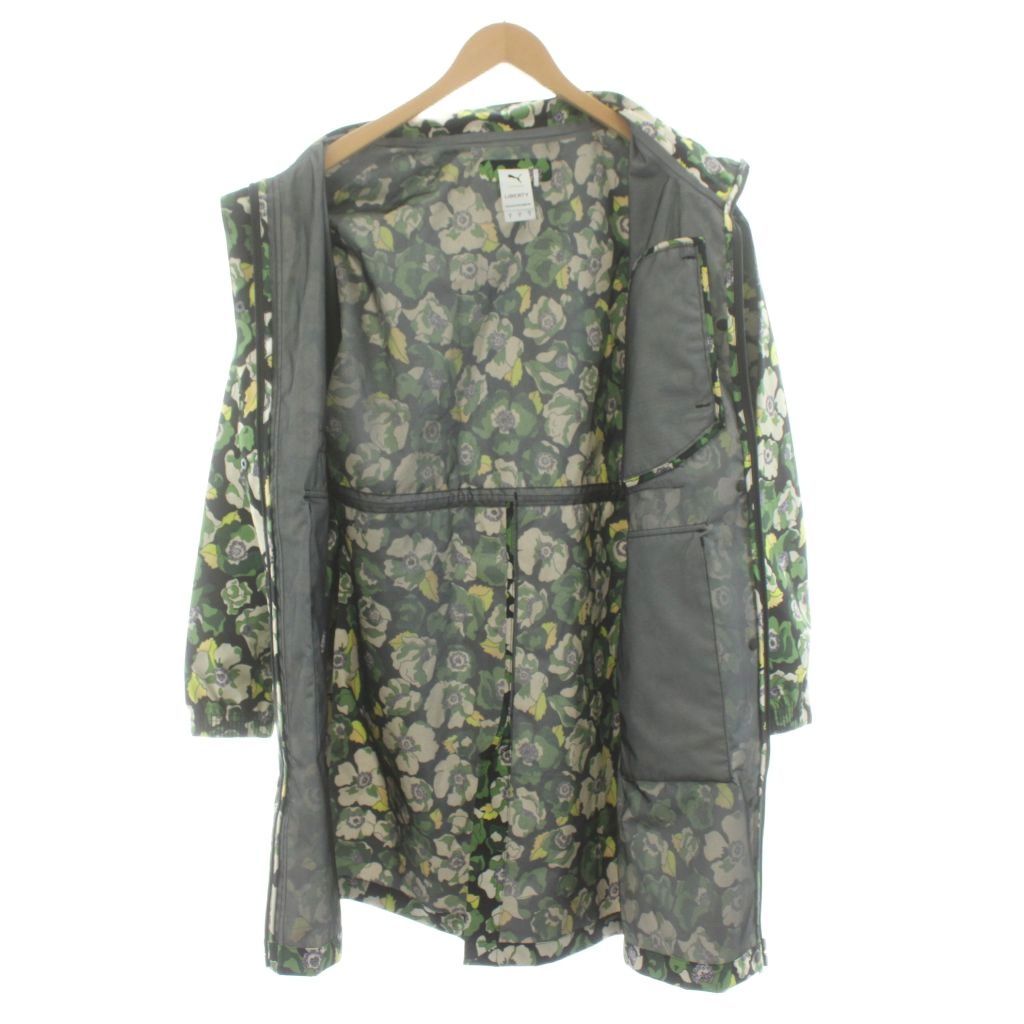 プーマ PUMA LIBERTY レインジャケット ロング ジップアップ 花柄