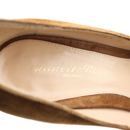 ジャンヴィトロッシ Gianvito Rossi パンプス チャンキーヒール