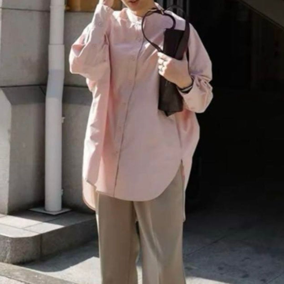 machatt マチャット オーバーサイズシャツ お値下げしました machatt マチャット オーバーサイズシャツ ブルー