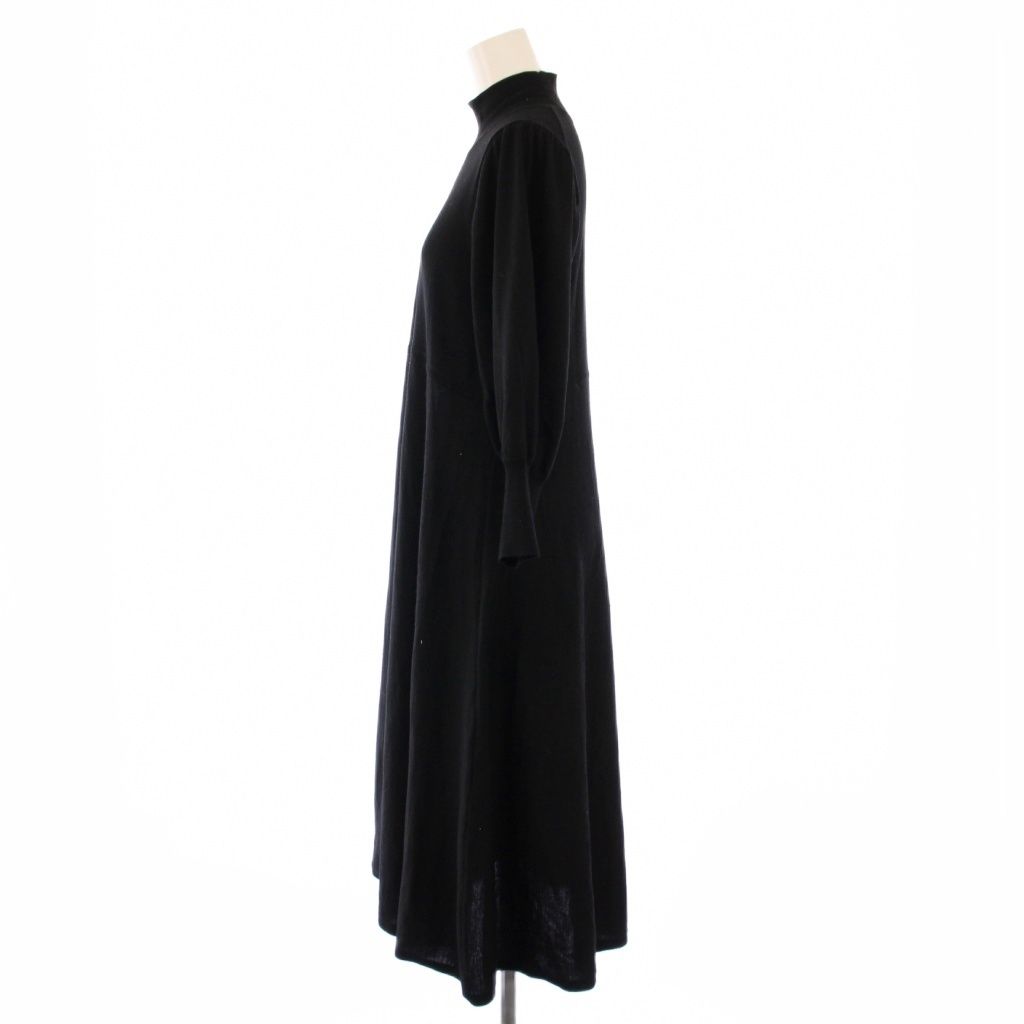 アナイ ANAYI フレアワンピース ニット ミモレ ロング 長袖