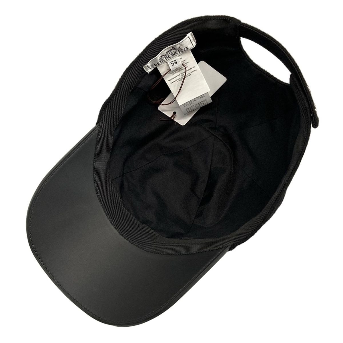 HERMES(エルメス) キャップ 59美品 セーヴル・エヴリン 黒