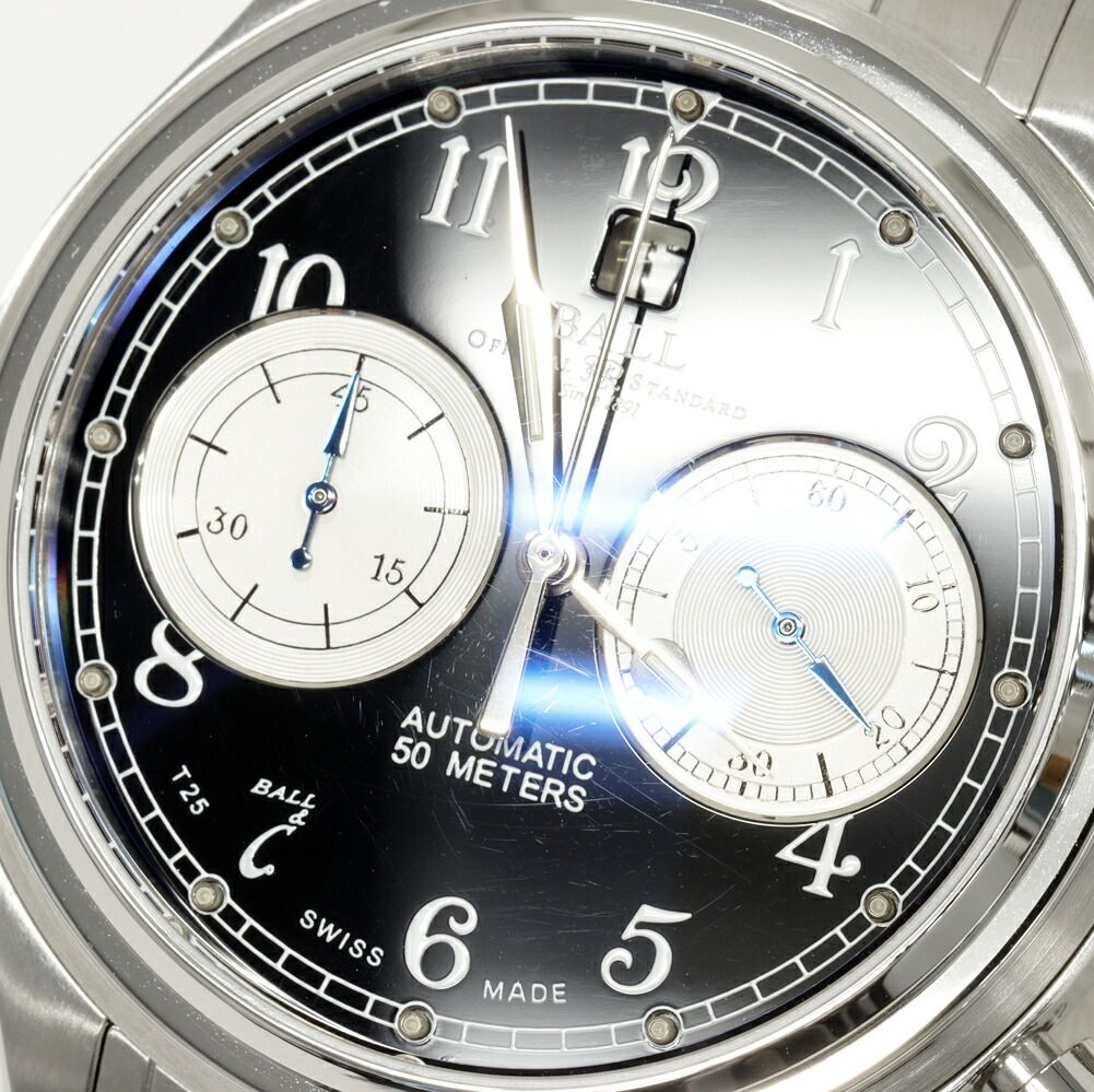 ボールウォッチ トレインマスター キャノンボール CM1052D-S1J-BK