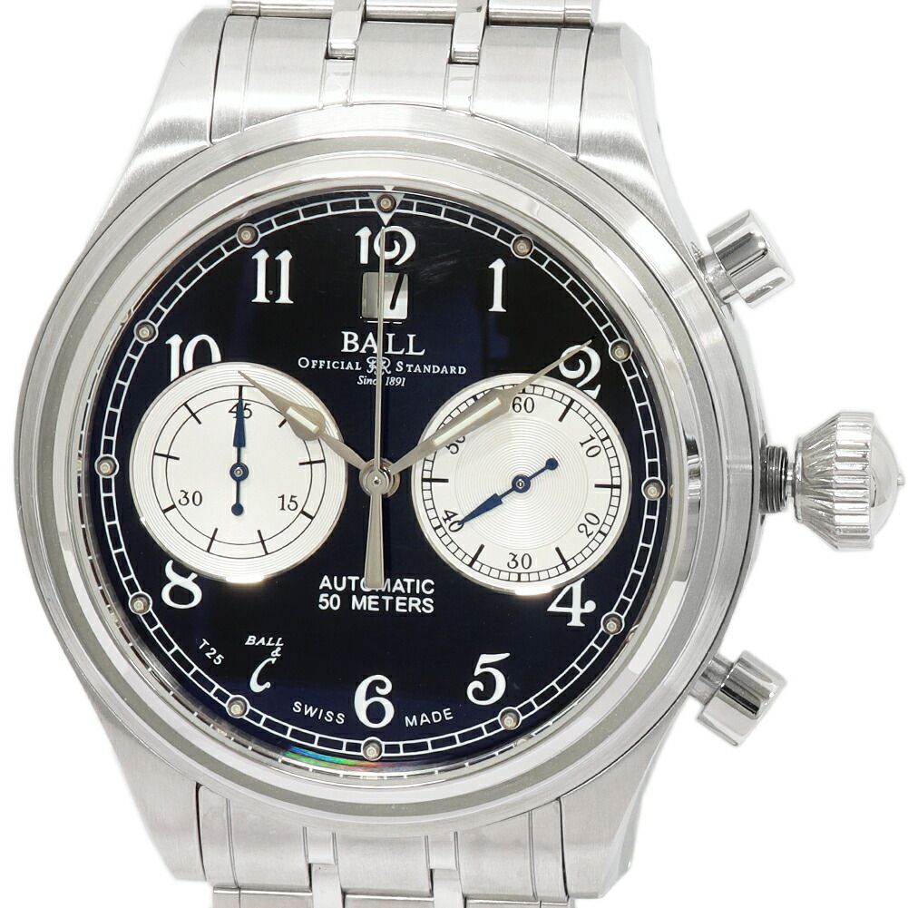 ボールウォッチ トレインマスター キャノンボール CM1052D-S1J-BK