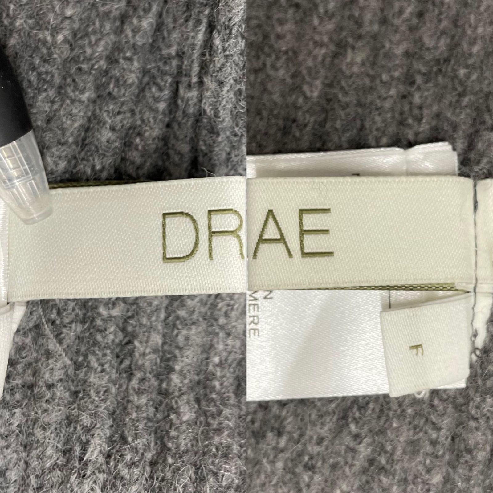 DRAE BY BLOSSOM タートルネック ポンチョプルオーバー ニット