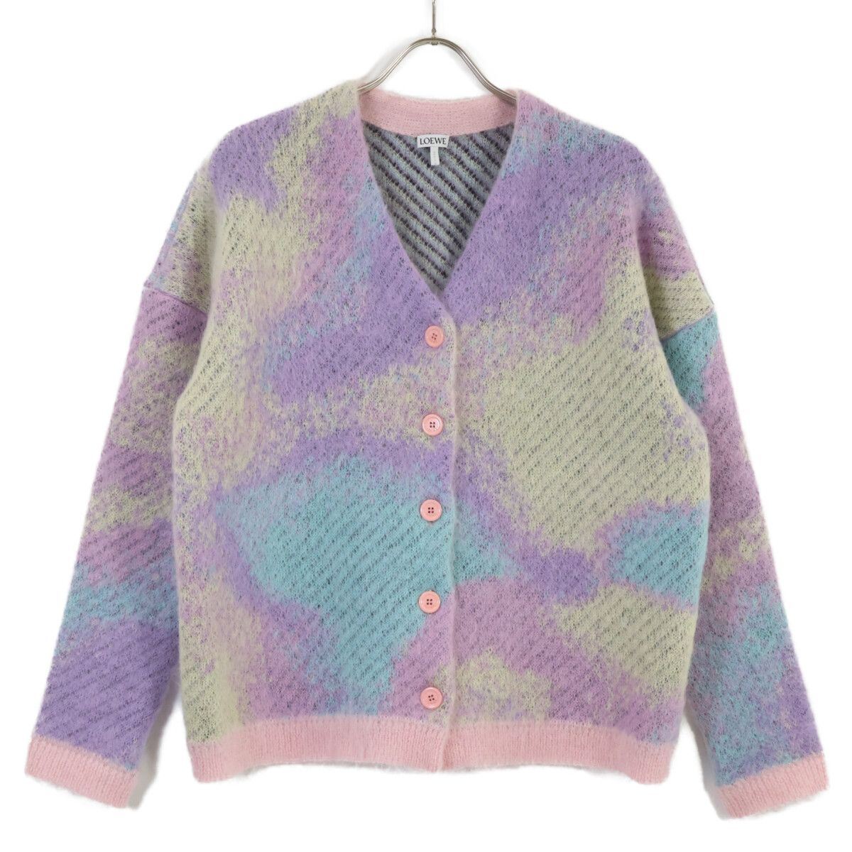 LOEWE ロエベ 22SS ﾏﾙﾁｶﾗｰ ﾕﾆｺｰﾝ ﾓﾍｱｶｰﾃﾞｨｶﾞﾝ XS - メルカリ