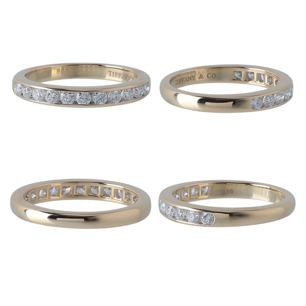 ティファニー ダイヤ リング チャネル ハーフエタニティ 11号～11.5号