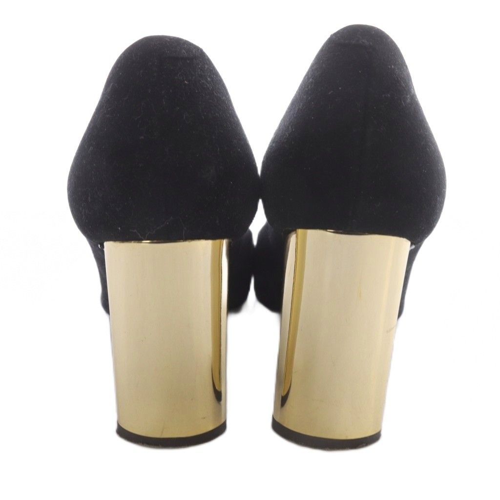 ジュゼッペ ザノッティ ゴールドスタッズ付き黒パンプス 36 ジュゼッペ ザノッティ ゴールドスタッズ付き黒パンプス 36 ジュゼッペ
