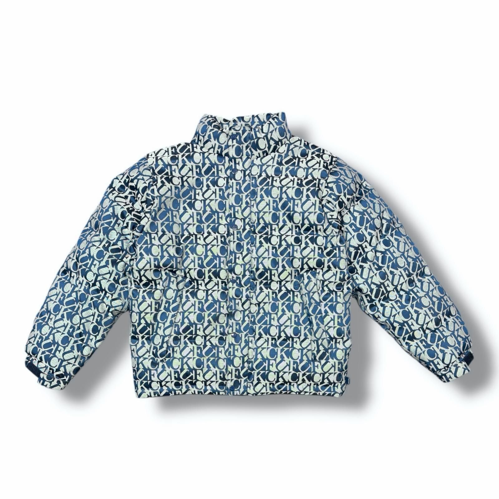 国内正規 Supreme 17AW Fuck Jacquard Puffy Jacke ファックジャカード