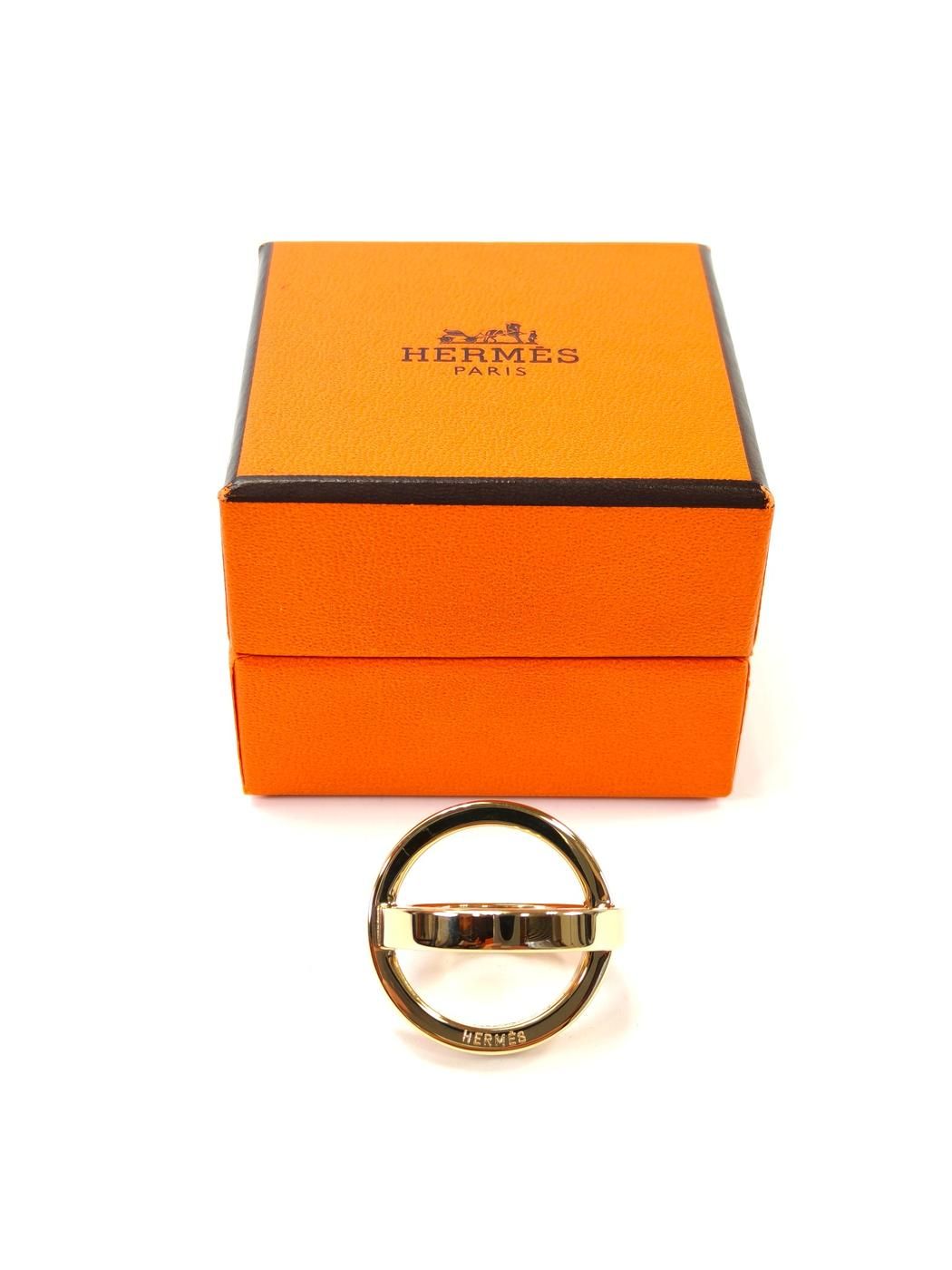 ❤活躍アイテムプレゼント❤スカーフリング コスモス Ｇ金具 エルメス 箱付き ❤活躍アイテムプレゼント❤スカーフリング コスモス G金具 エルメス