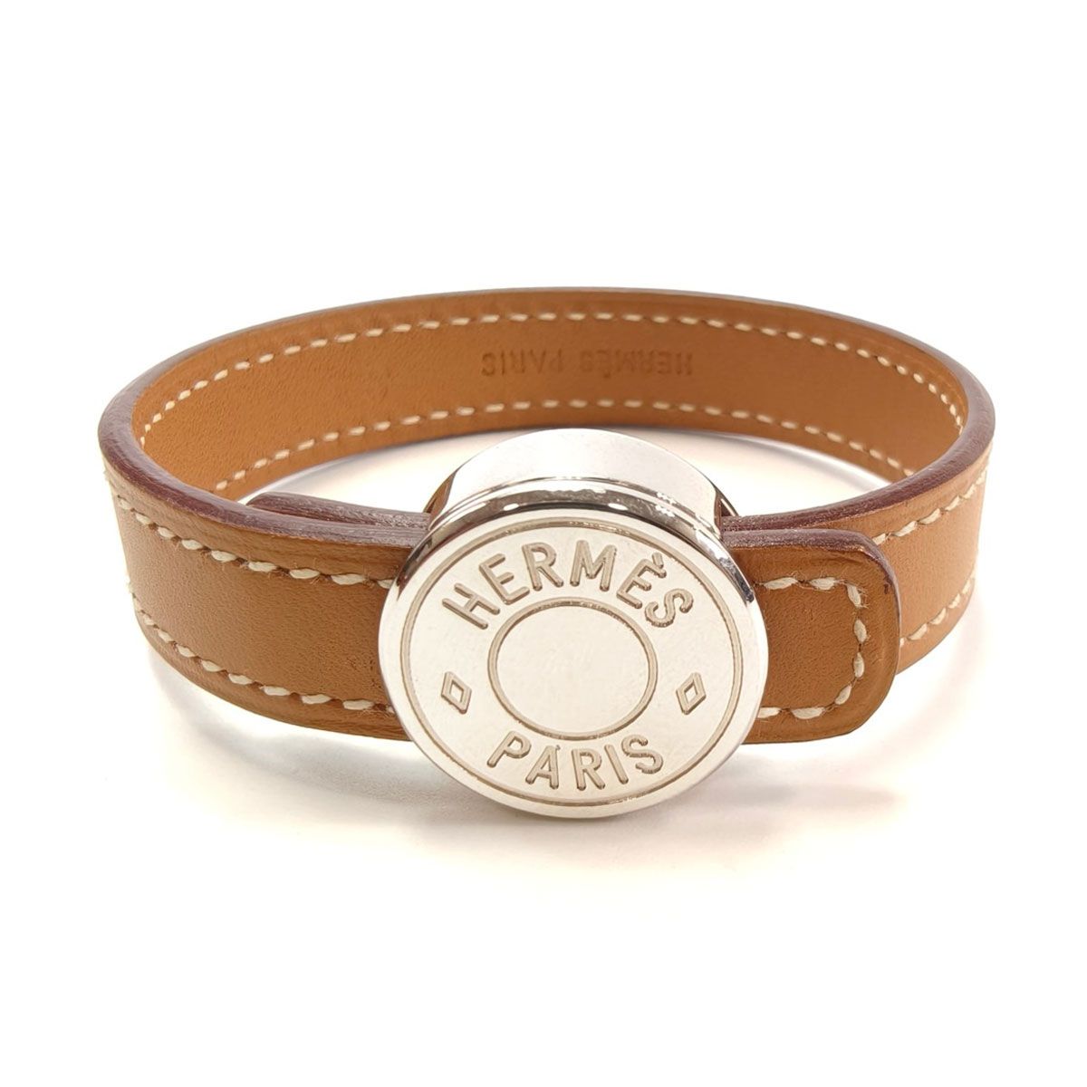 HERMES エルメス セリエ ルーピング ブレスレット 2本セット バングル HERMES エルメス セリエ ルーピング ブレスレット 2Way ブラウン