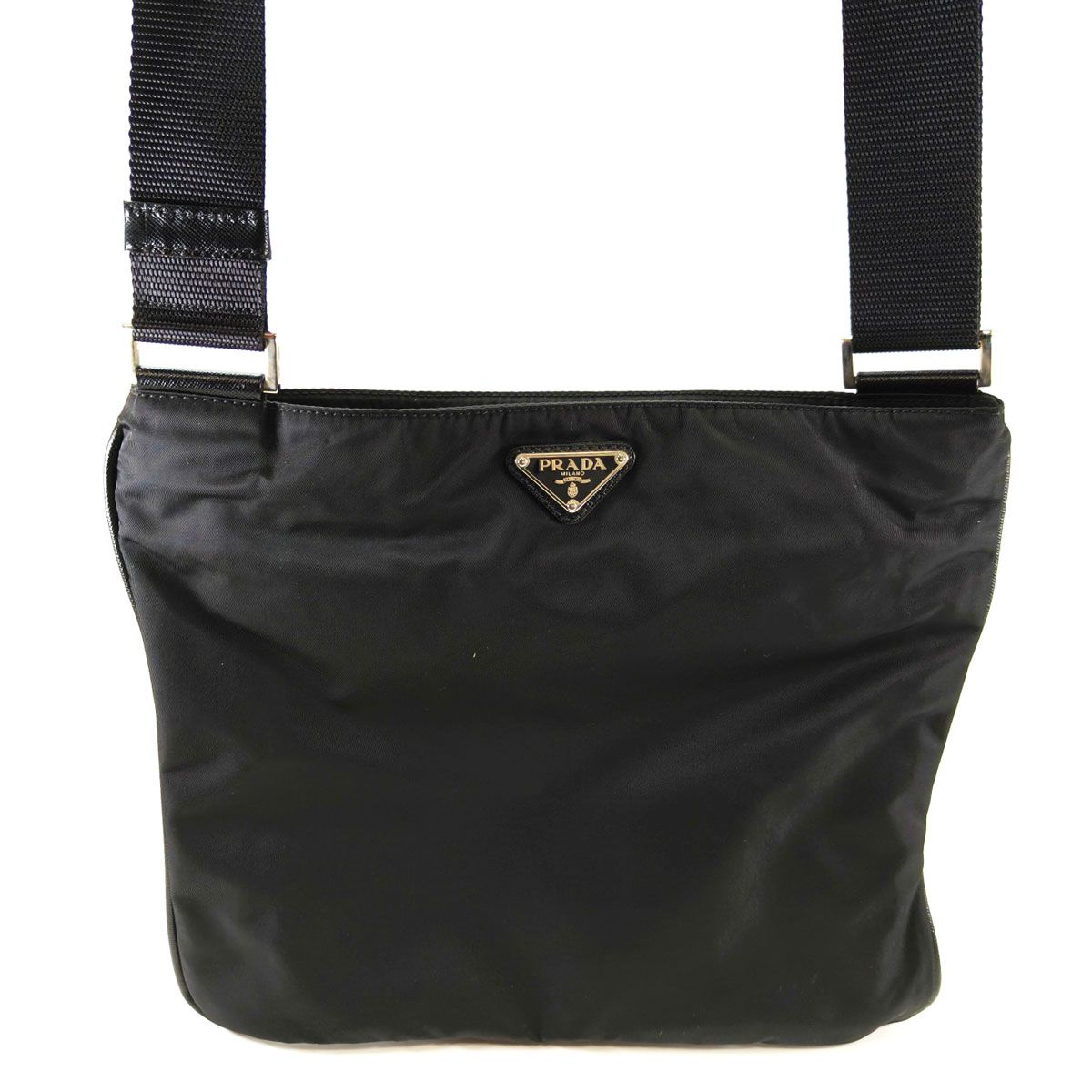 PRADA プラダ ナイロン ショルダーバッグ ブラック 管理番号：10739 PRADA プラダ ナイロン ショルダーバッグ ブラック 管理番号：10739