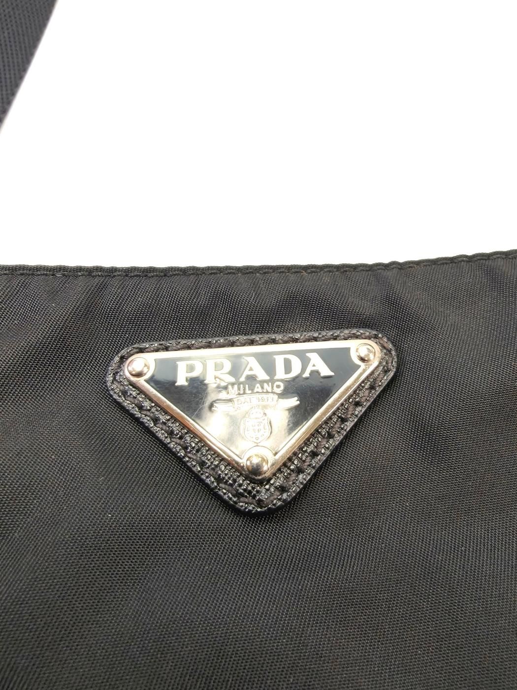 PRADA プラダ ナイロン ショルダーバッグ ブラック 管理番号：10739