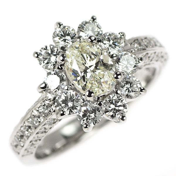 Pt900 ダイヤモンド リング 0.705ct D1.09ct - メルカリ