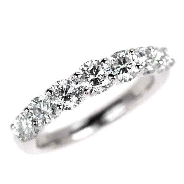 Pt900 ダイヤモンド　1.50 リング　指輪 Pt900 ダイヤモンド リング 1.50ct 一文字 - メルカリ
