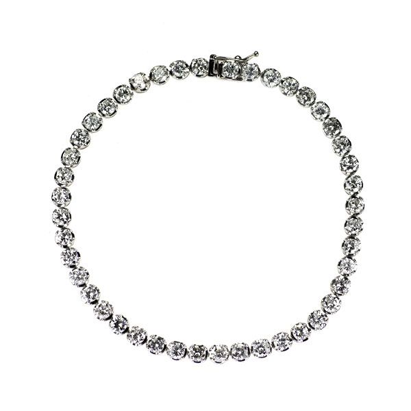 Pt950/ Pt850 ダイヤモンド テニス ブレスレット 5.35ct - メルカリ