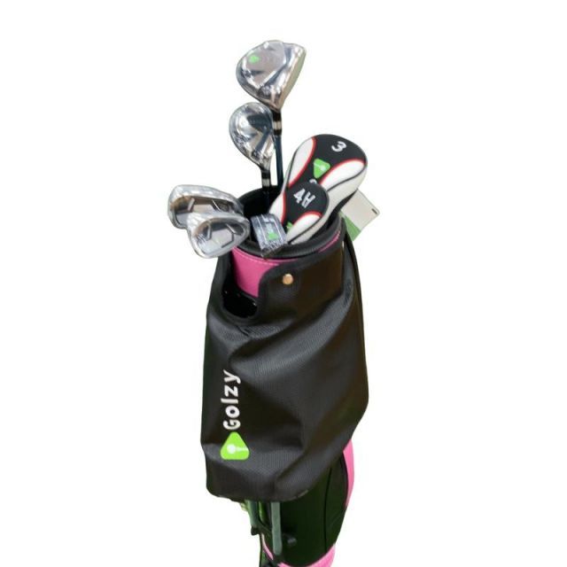 中古】 特価メーカー Golzy 5S(ピンクCB付き) レディース クラブセット