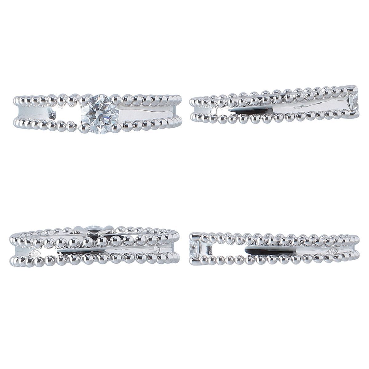 ヴァンクリーフ&アーペル ダイヤ リング エステル ソリティア 0.30ct E