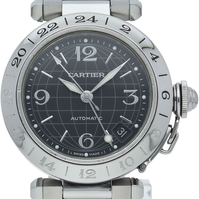 美品　カルティエ パシャC メリディアンW31079M7 新品)CARTIER カルティエ パシャC メリディアン W31079M7（商品ID