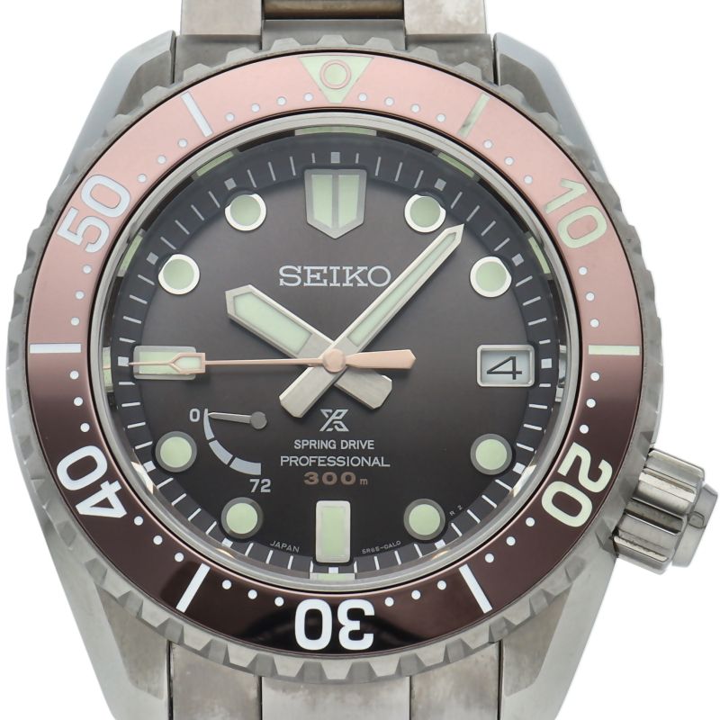 vivadaraプロフ必読　ブラウンS セイコー プロスペックス LXライン 海 ヴァイオレットゴールド