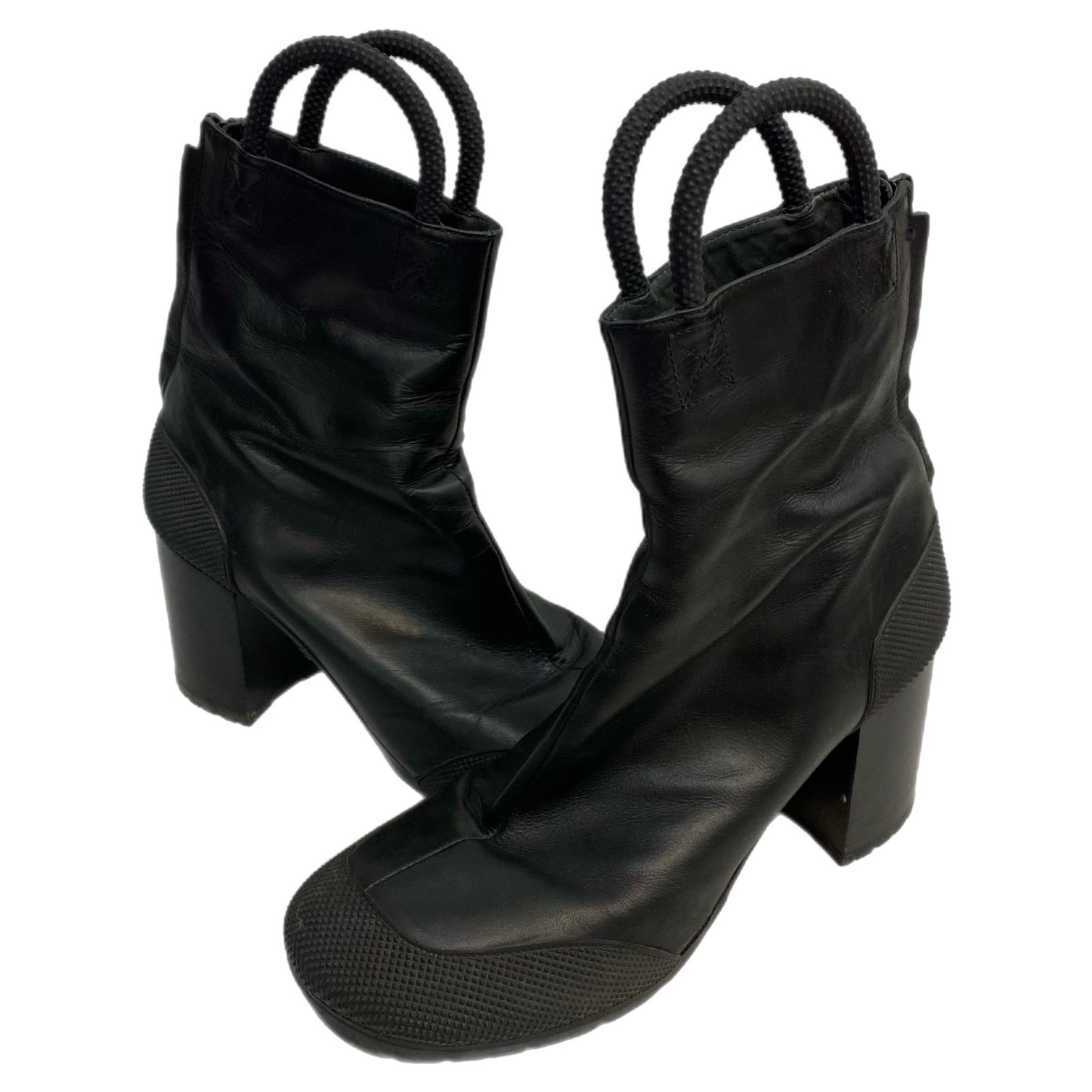 ランダムアイデンティティーズ RANDOM IDENTITIES レザーヒールブーツ