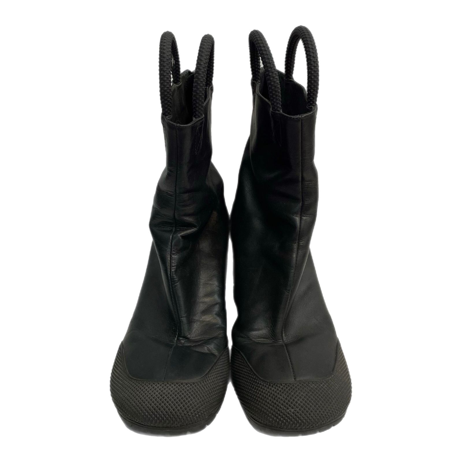 ランダムアイデンティティーズ RANDOM IDENTITIES レザーヒールブーツ