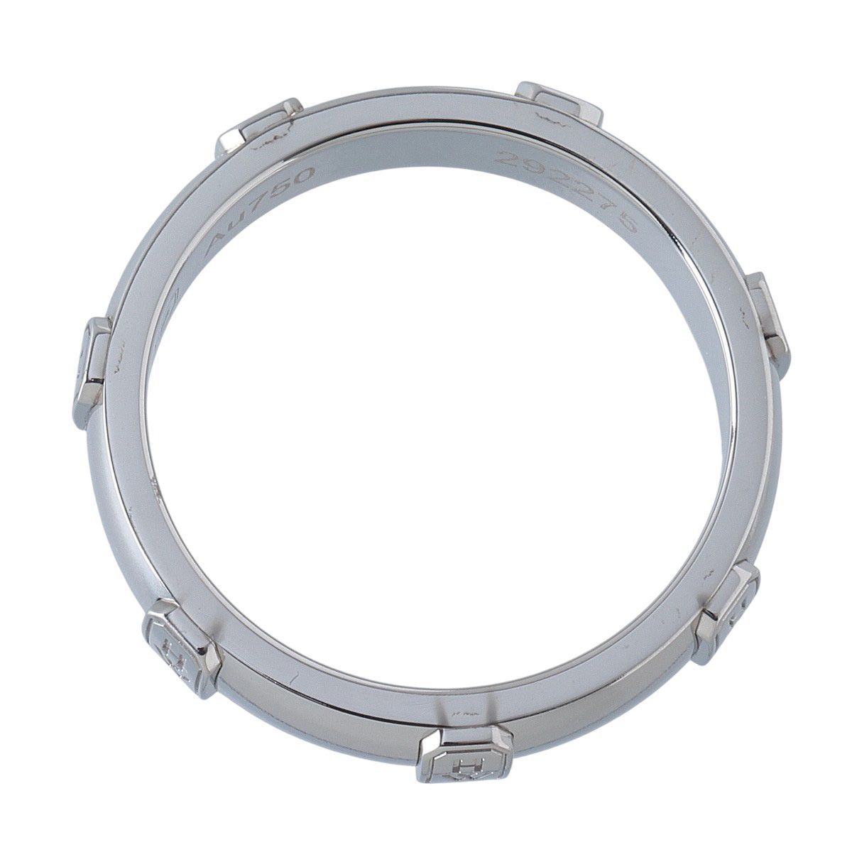 ハリー・ウィンストン 】ダイヤ エイチダブルロゴバンドWG10号サイズ