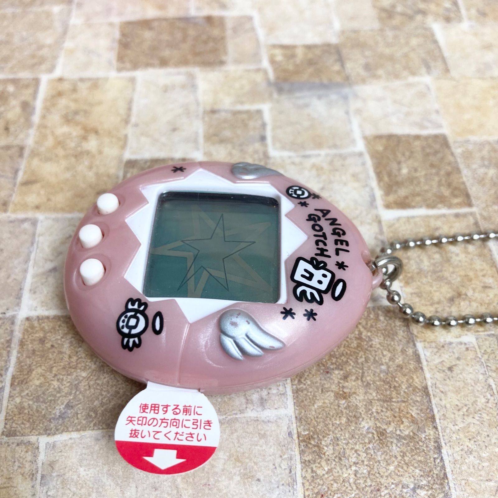 動作確認済】てんしっちのたまごっち ピンク 本体 たまごっちケース