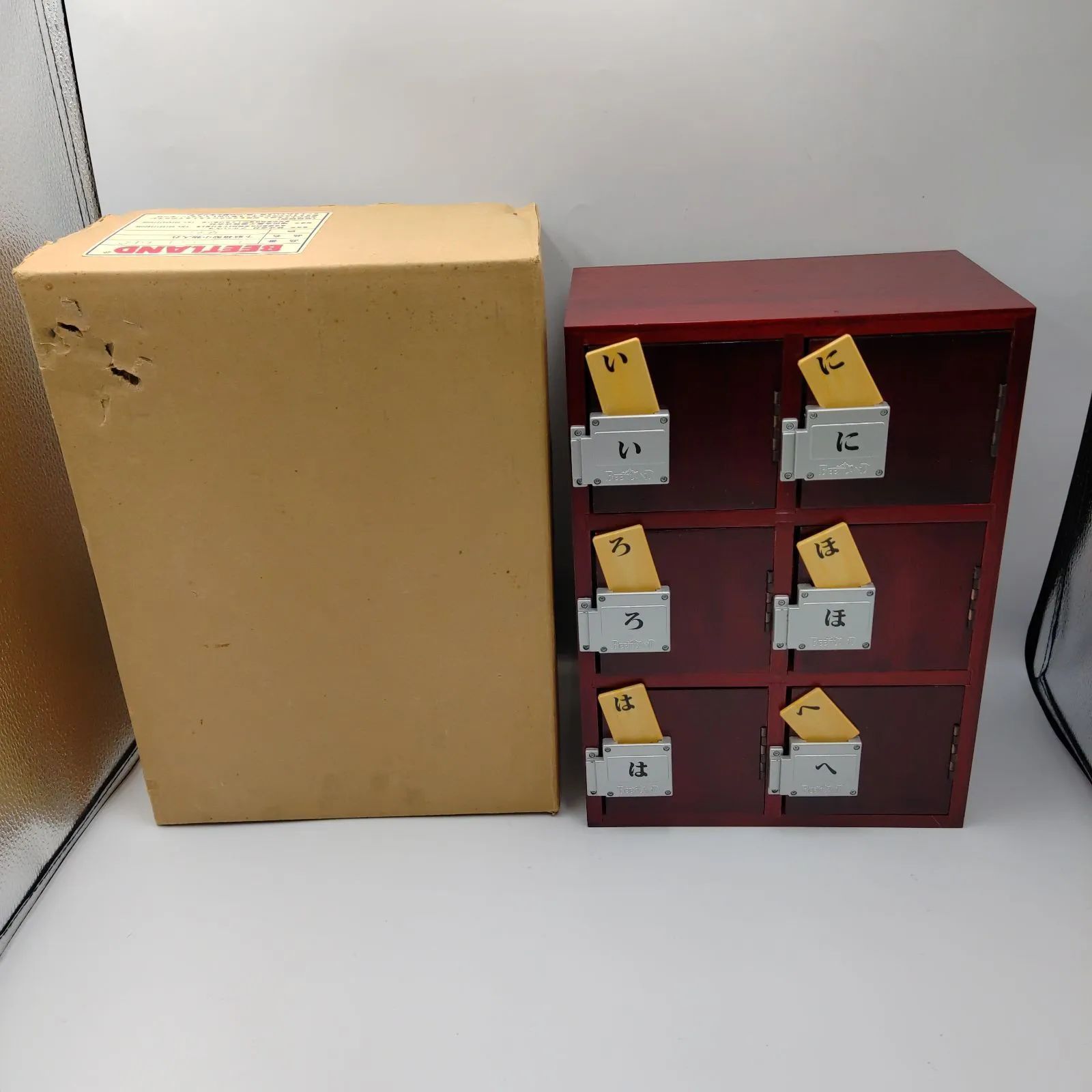 TAKA62-27】◇ BEET LEAD ビート ランド ｢銭湯 下駄箱型 小物入れ 昭和