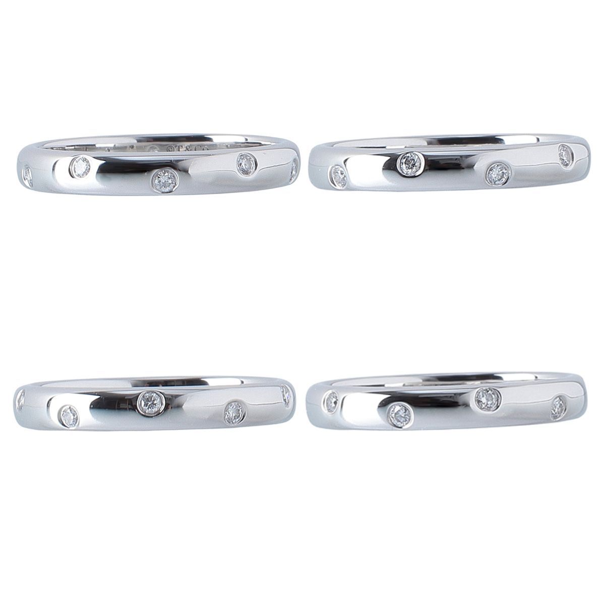 ティファニー ドッツ ダイヤ リング 11.5号 PT950 10ポイントダイヤ