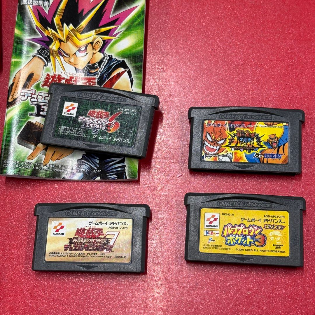 ○GBA ゲームボーイアドバンス ソフト 4点セット 箱付き まとめ売り