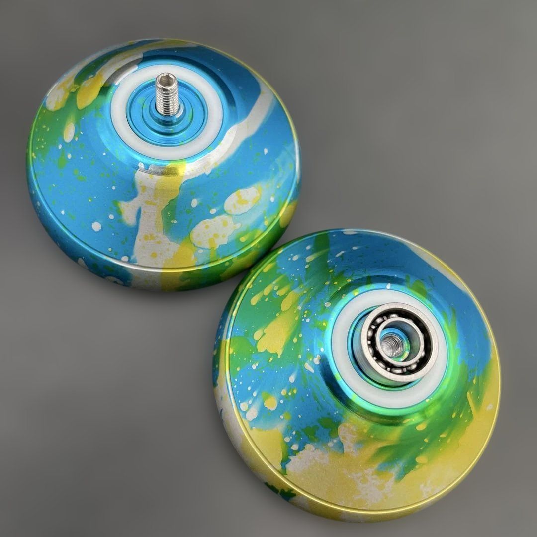 C3yoyodesign クラウン KROWN スプラッシュ（ライトブルー/イエロー