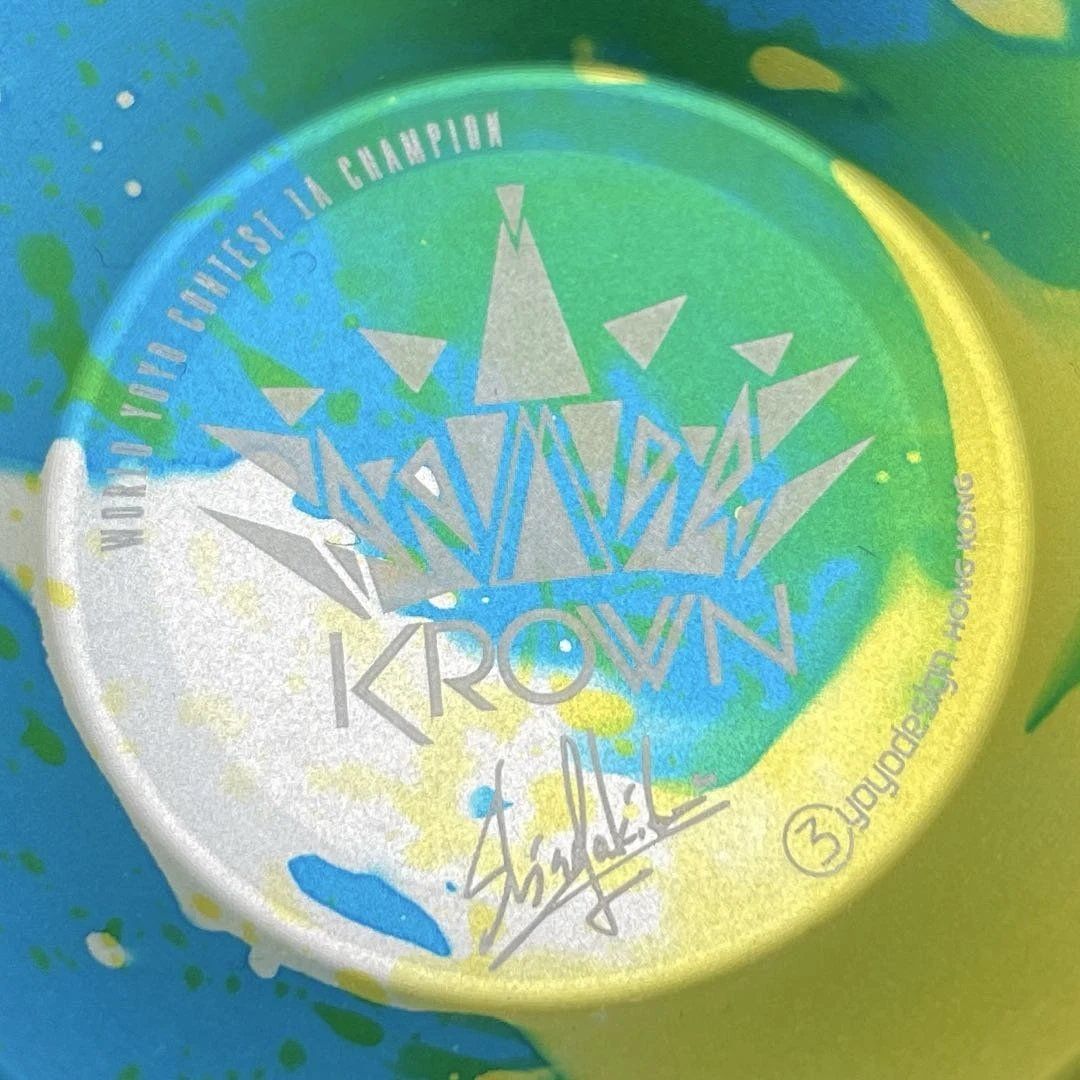C3yoyodesign クラウン KROWN スプラッシュ（ライトブルー/イエロー
