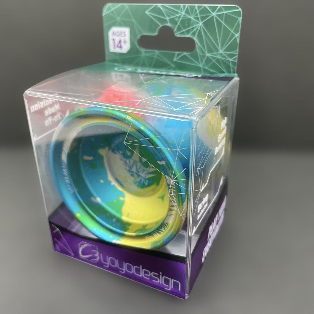 C3yoyodesign クラウン KROWN スプラッシュ（ライトブルー/イエロー