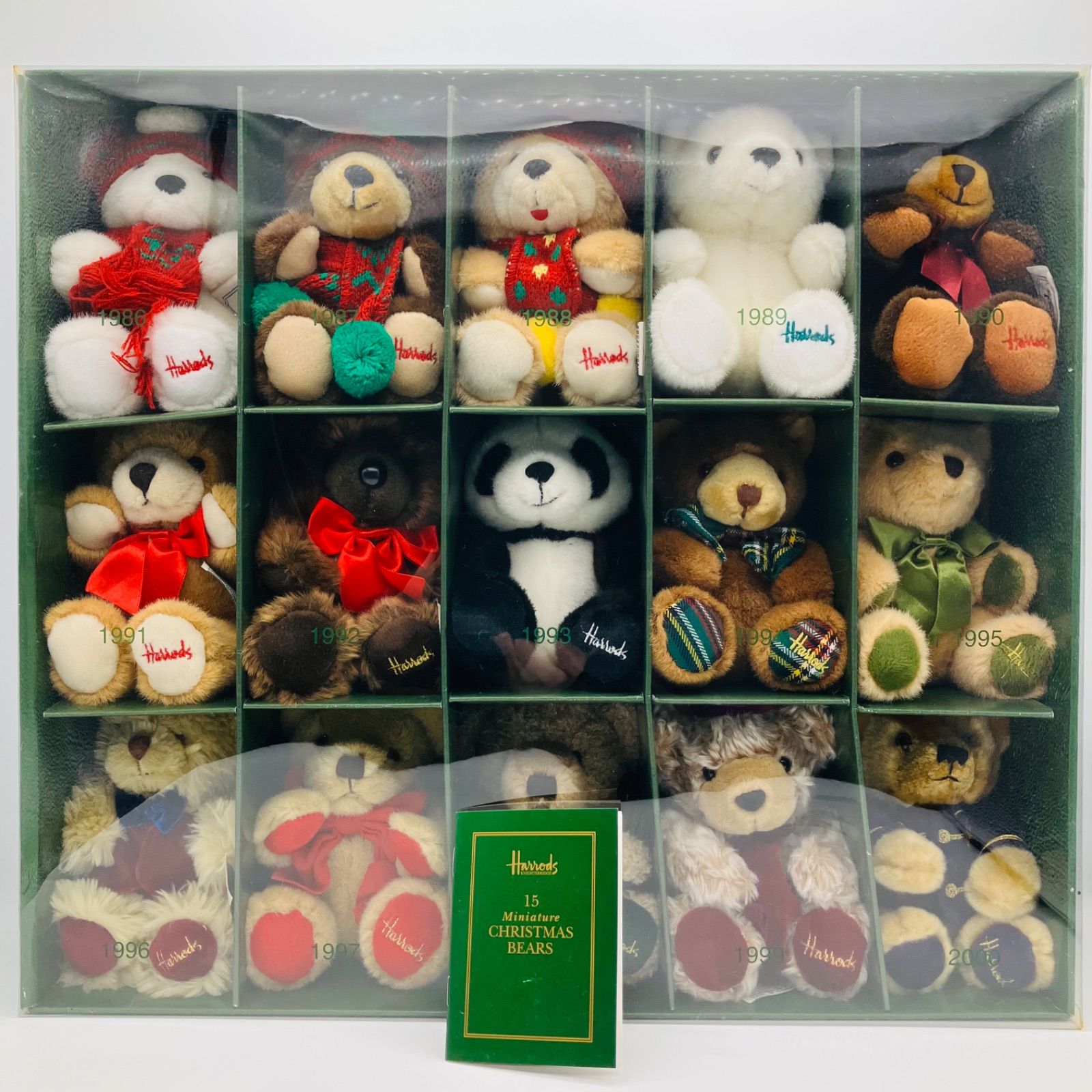 Harrods ミニチュアクリスマスベア 15体セット Harrods ミニチュアクリスマスベア 15体セット Harrods ミニチュア
