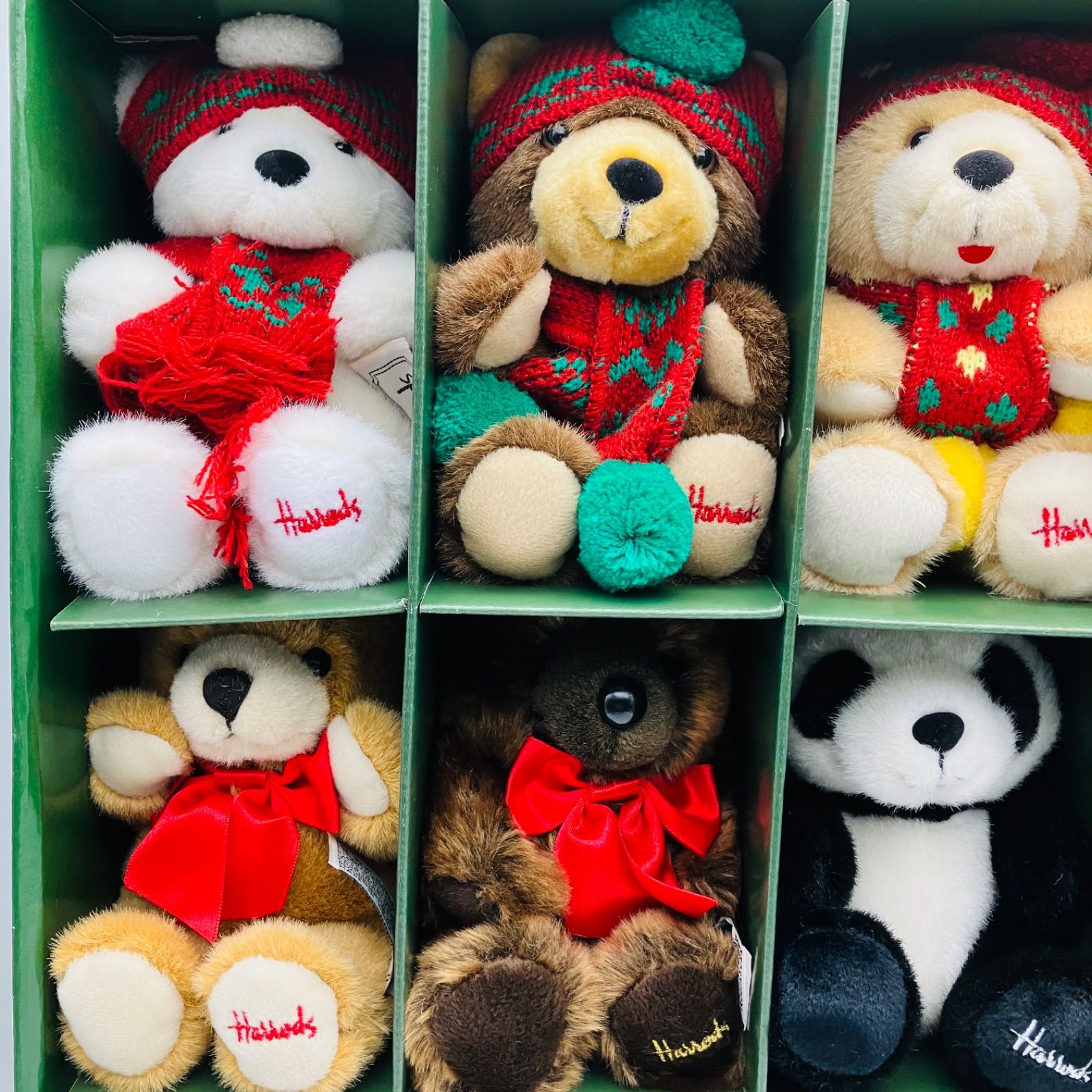 Harrods ミニチュアクリスマスベア 15体セット Harrods ミニチュアクリスマスベア 15体セット Harrods ミニチュア