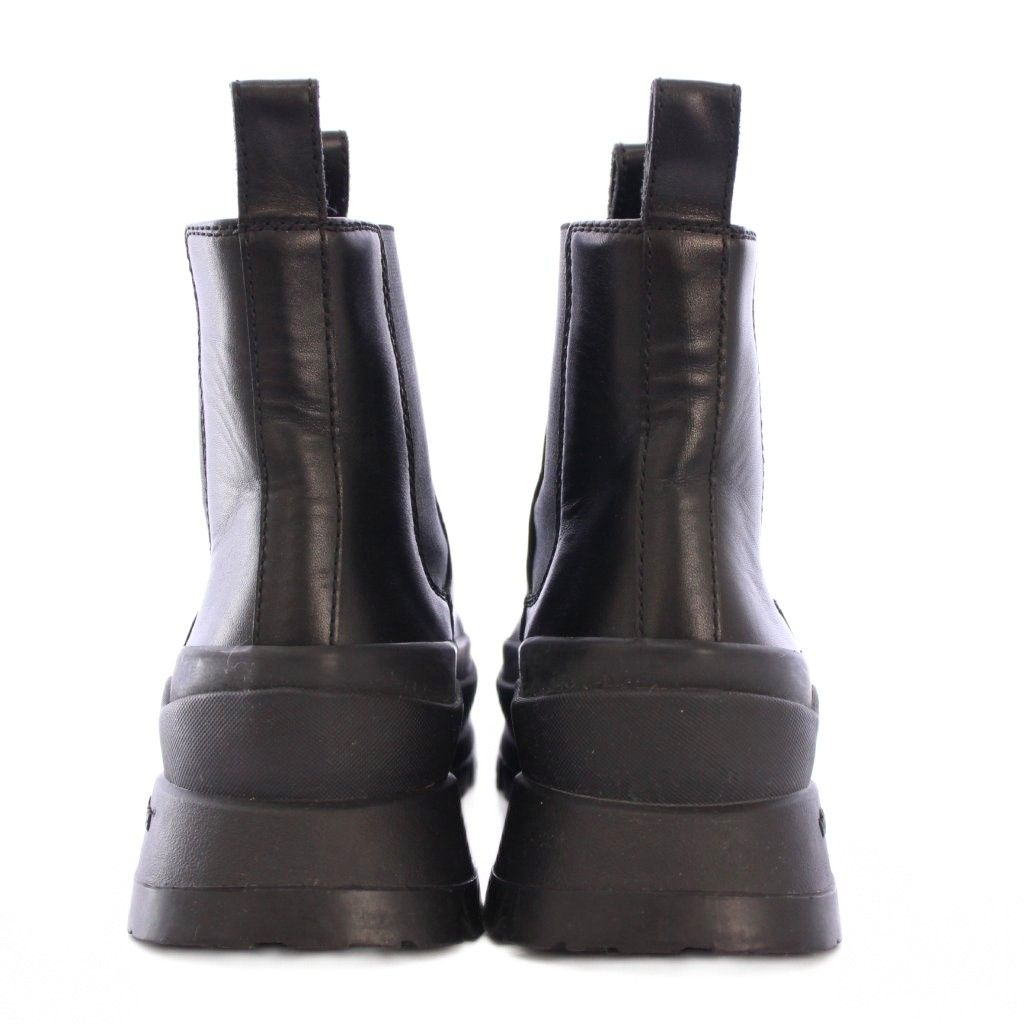 ジルサンダー JIL SANDER サイドゴアブーツ ショート 厚底 レザー 切替