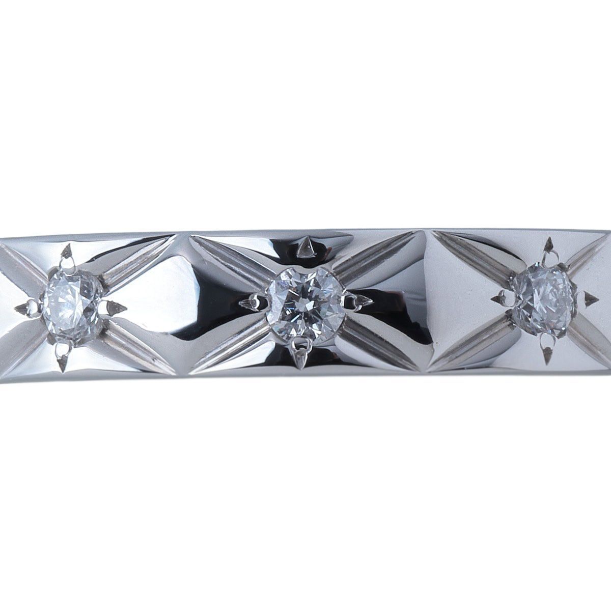 シャネル ダイヤ リング マトラッセ ミディアム フルダイヤ 10PD #48