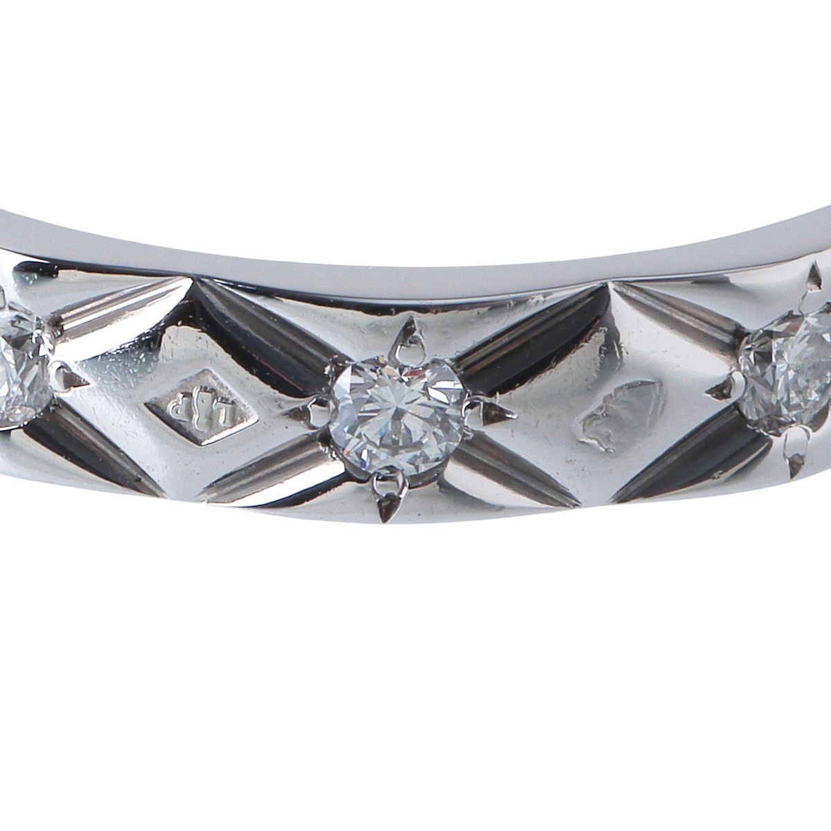 シャネル ダイヤ リング マトラッセ ミディアム フルダイヤ 10PD #48