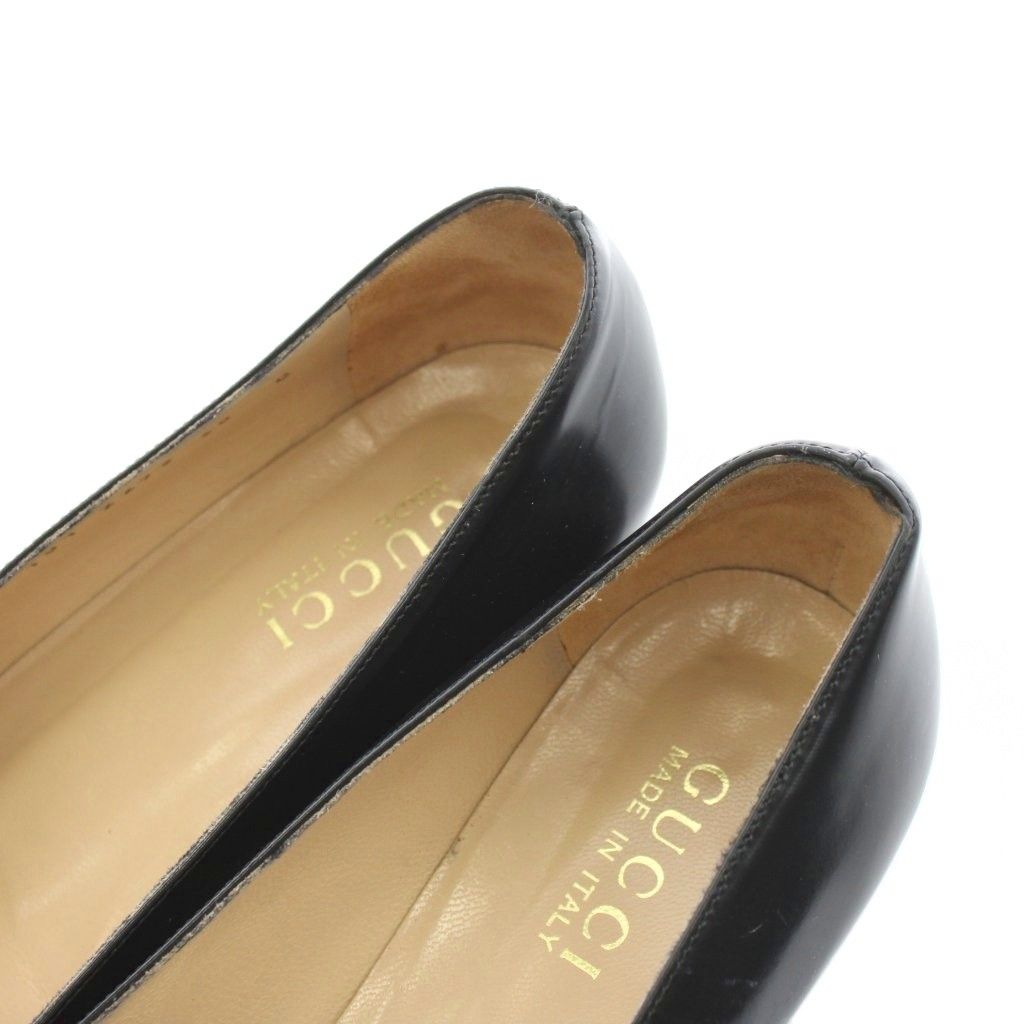 『極美品』GUCCI パンプス ホースビット チャンキーヒール　スクエア　グッチ 極美品』GUCCI パンプス ホースビット チャンキーヒール スクエア