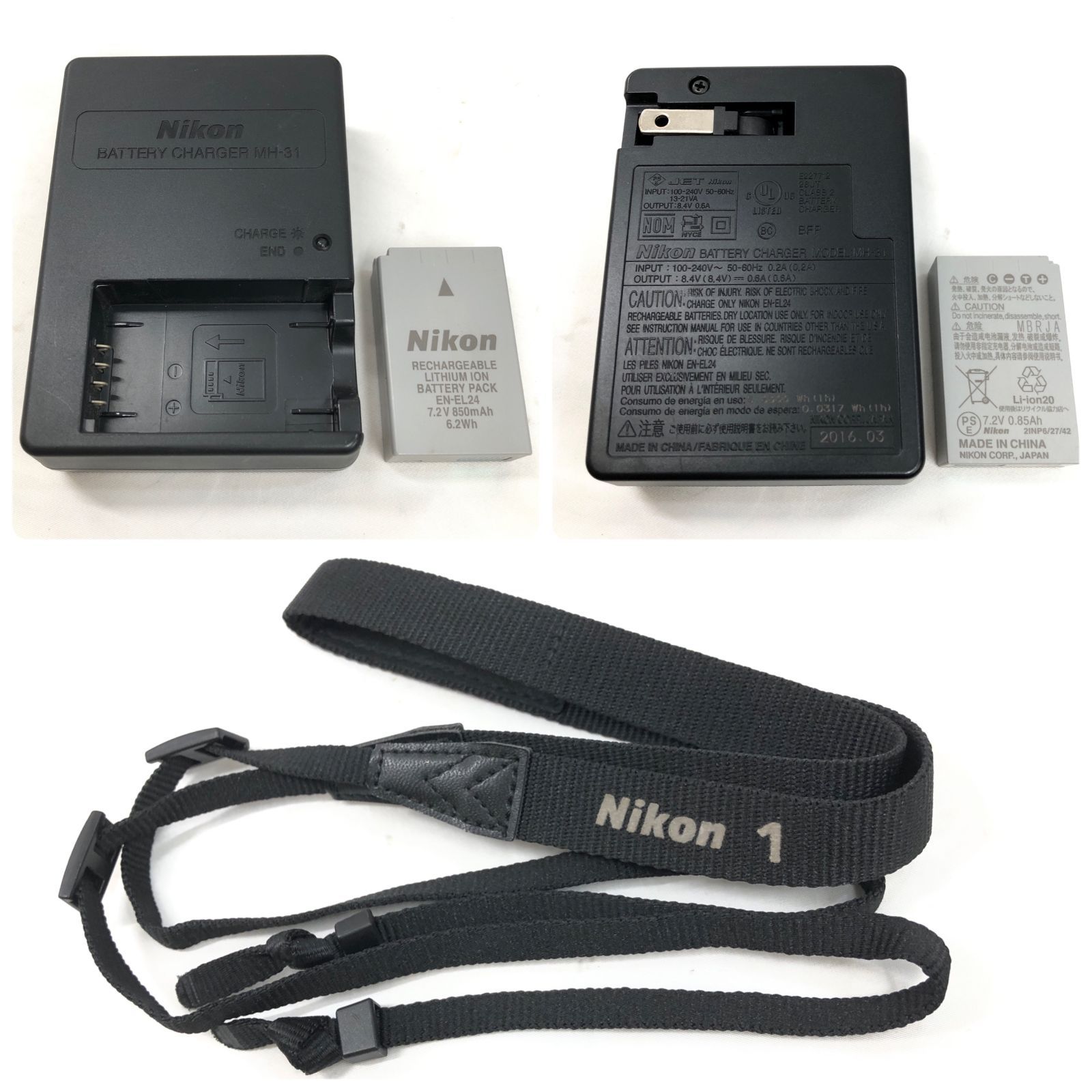 ジャンク】Nikon ミラーレス一眼 Nikon1 J5 ダブルレンズキット