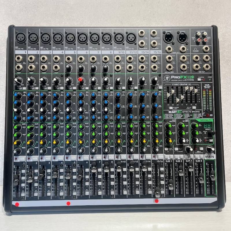 中古品】MACKIE PROFX16v2 プロフェッショナルエフェクター 通電確認