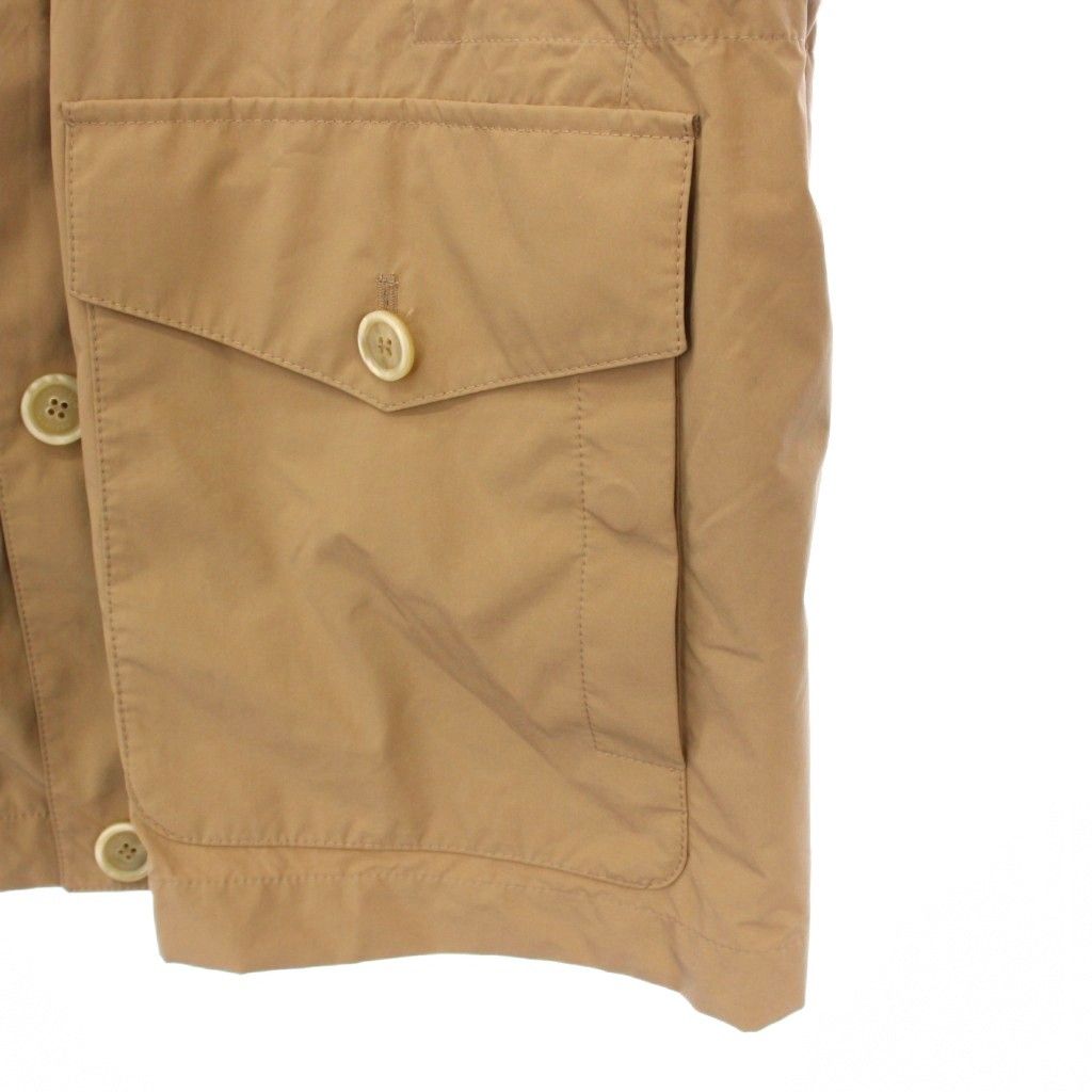 【中古】ブルネロクチネリ BRUNELLO CUCINELLI フーディジャケット アウター ナイロン 52 ベージュ /KH メンズ ブルネロクチネリ BRUNELLO CUCINELLI フーディジャケット アウター